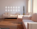 Damask Wall Pattern Decal Modern Vinyl Art Stickers